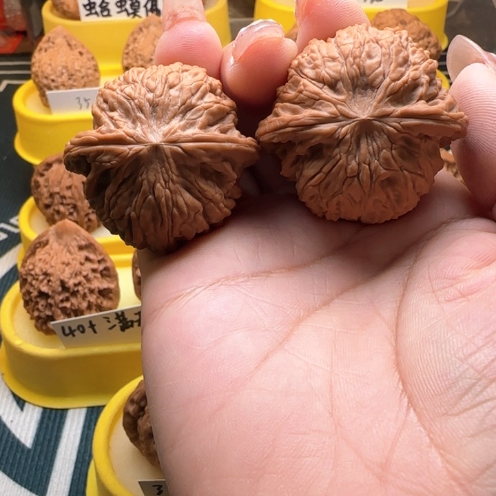 大*哥文玩核桃磨盘四二尺寸蒸馍正墨