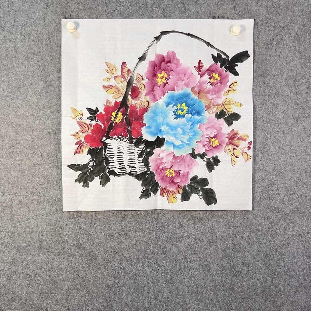 国画093 牡丹花等经济植物和花卉资源