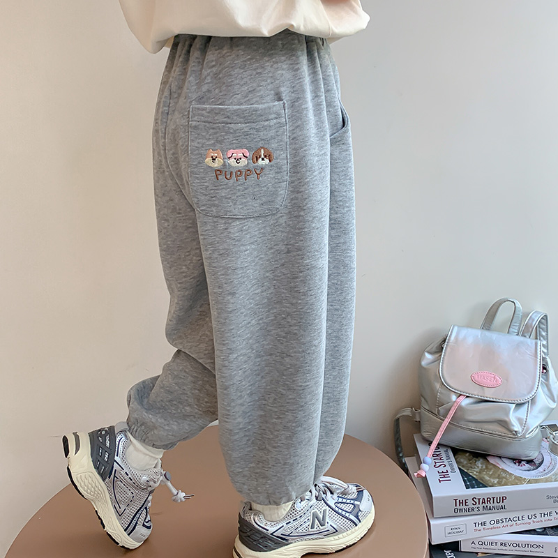 女童裤子春秋款2025新款爆款宝宝洋气运动卫裤小女孩秋装儿童服装