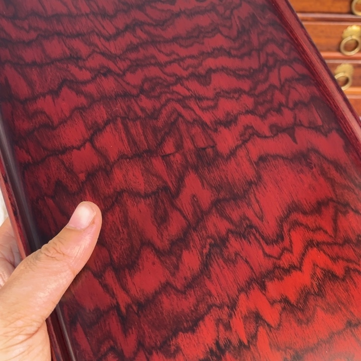 木红酸枝独板托盘