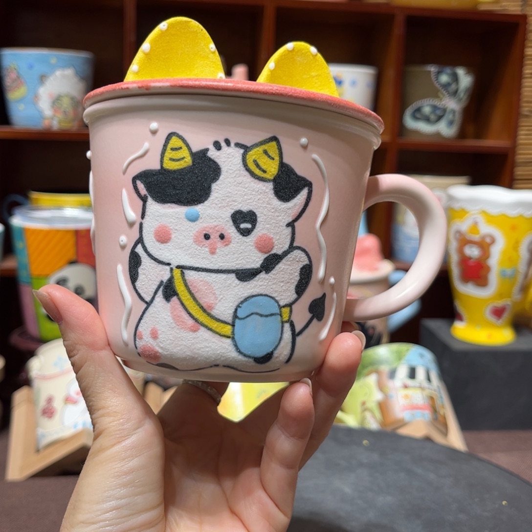 杯子陶景德镇陶瓷马克杯