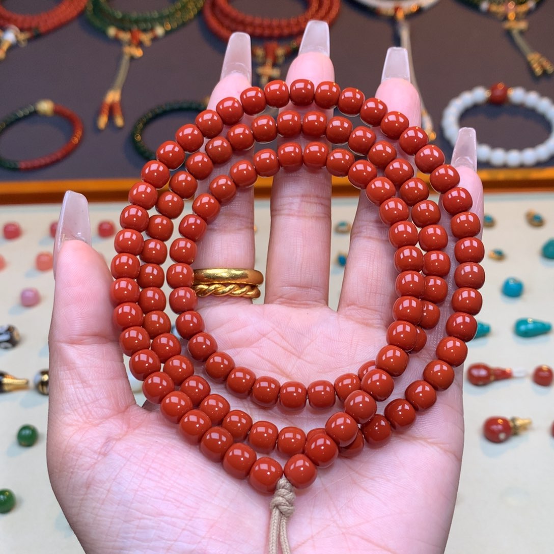 南红玛瑙未镶嵌颈饰