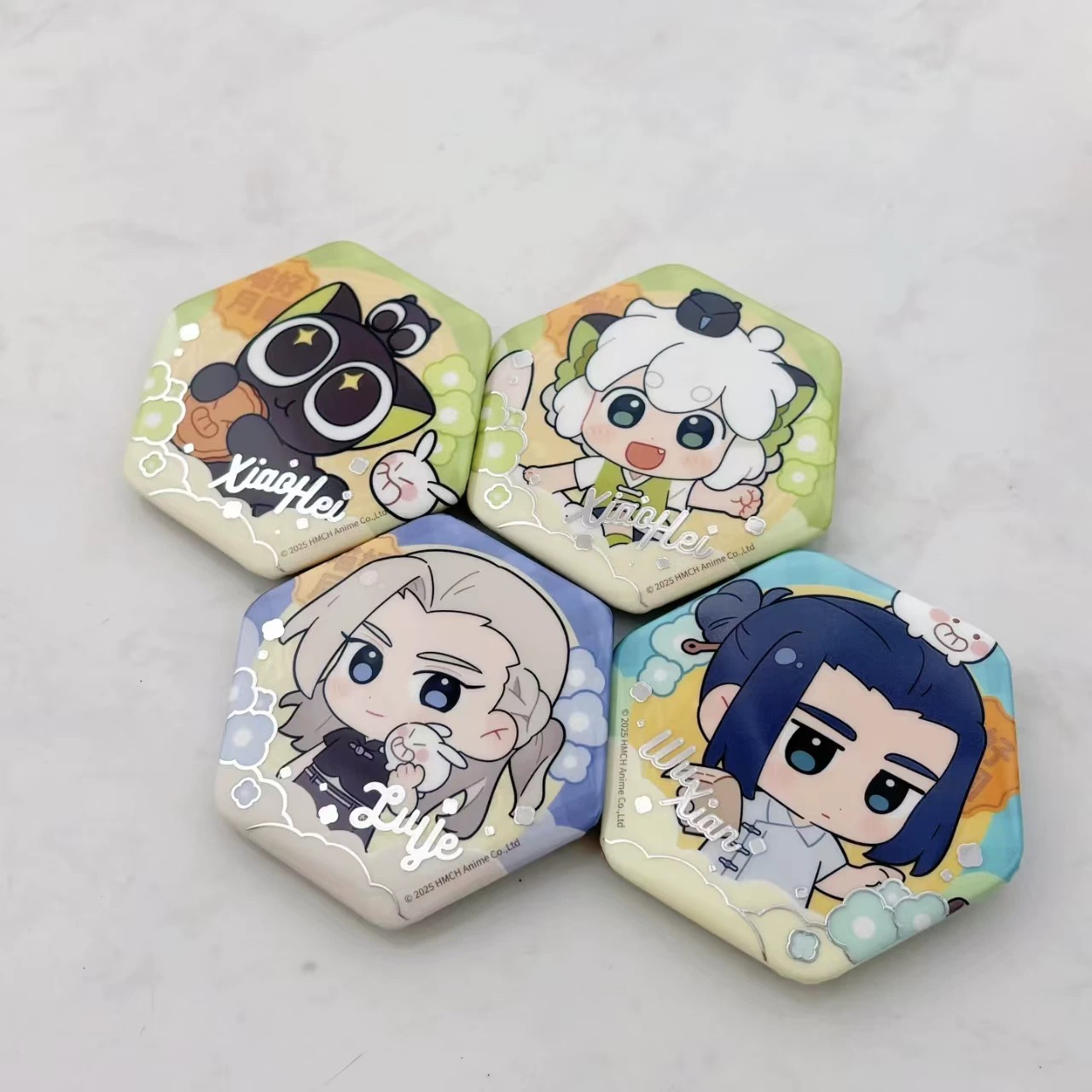 罗小黑战记【喵好月圆/雨中曲/野人/幼稚园系列】徽章马口铁吧唧