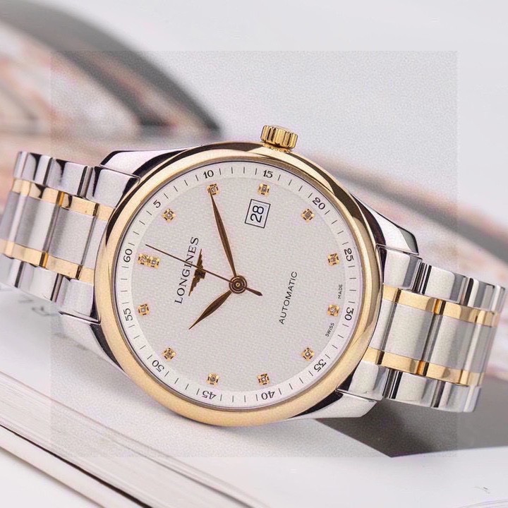 99新 Longines/浪琴 名匠/间黄金/40/钻石刻度/793