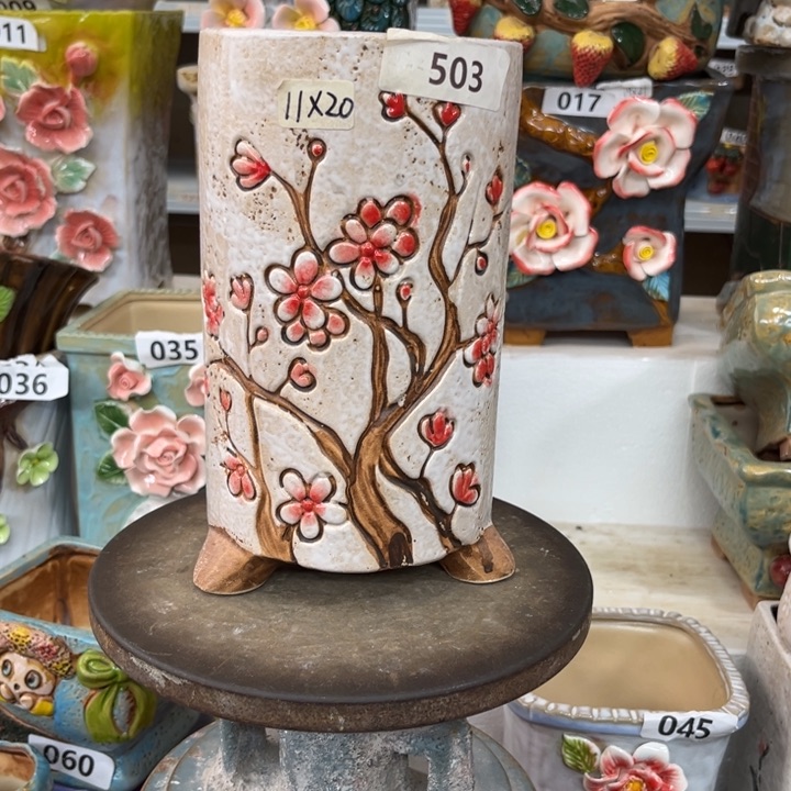 紫砂花盆粗陶材质多肉花盆