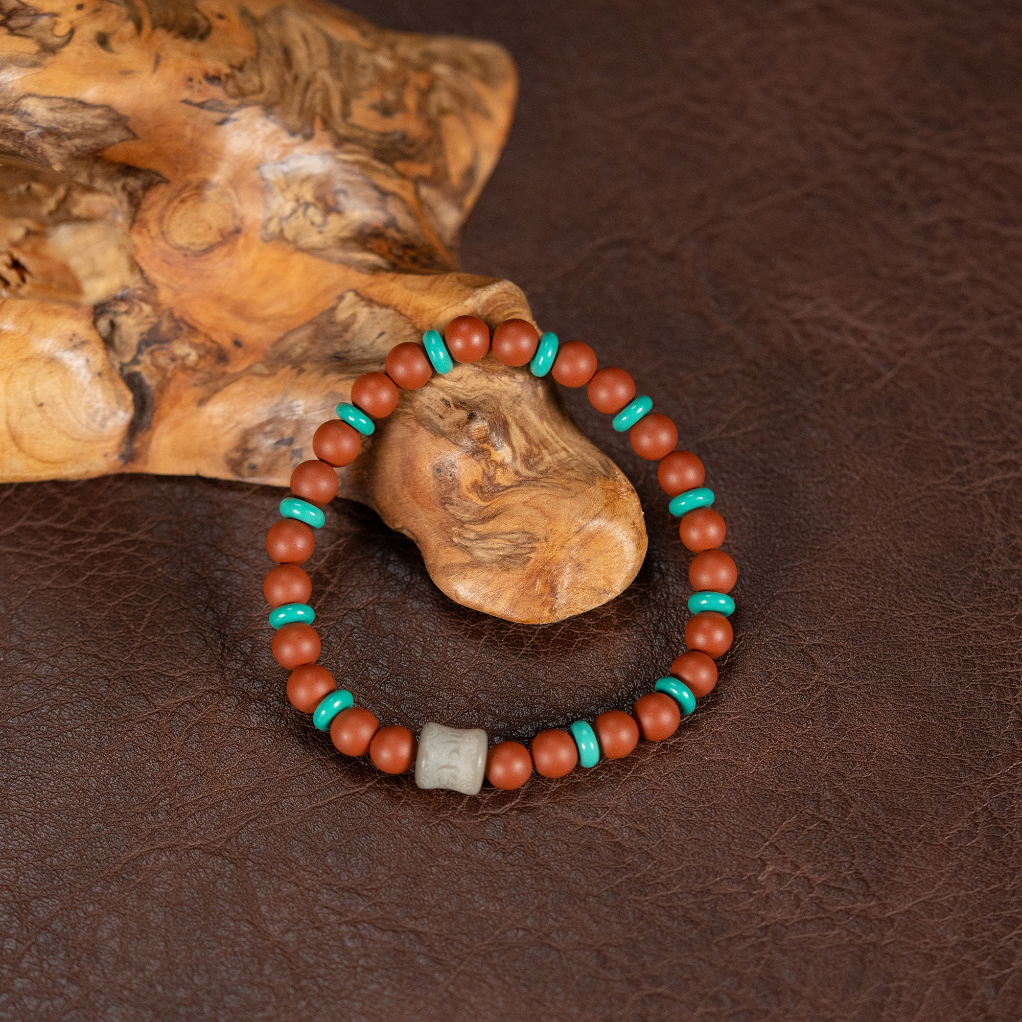 【利贞l紫砂手串单圈-菩提】原矿紫砂尺寸6mm茶具配件FXS