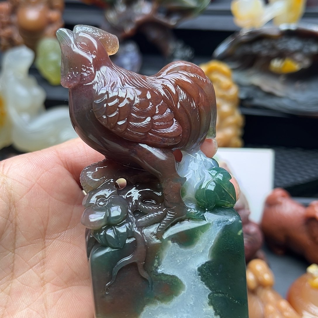 石英质玉摆件未镶嵌