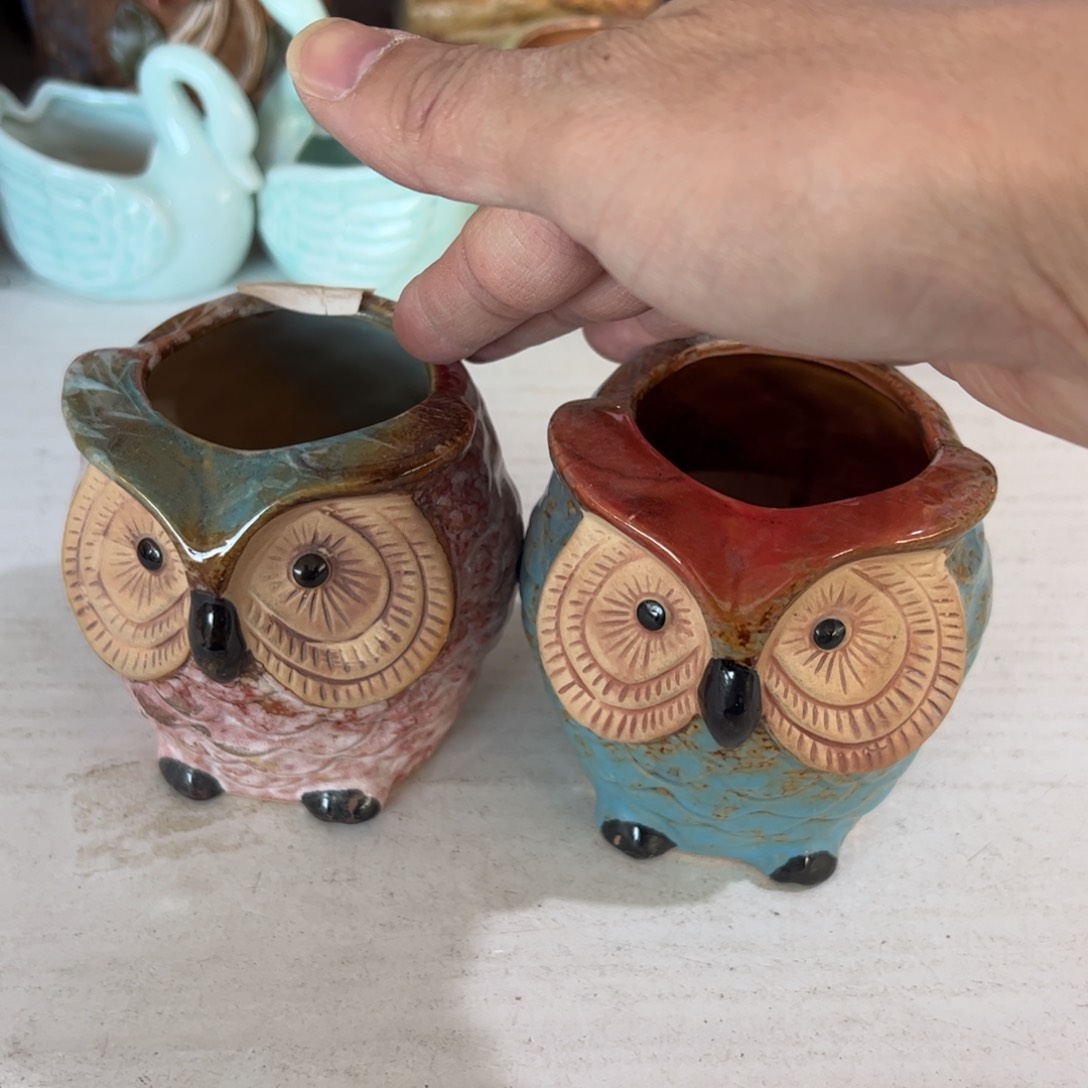 陶瓷多肉小花盆@@1618