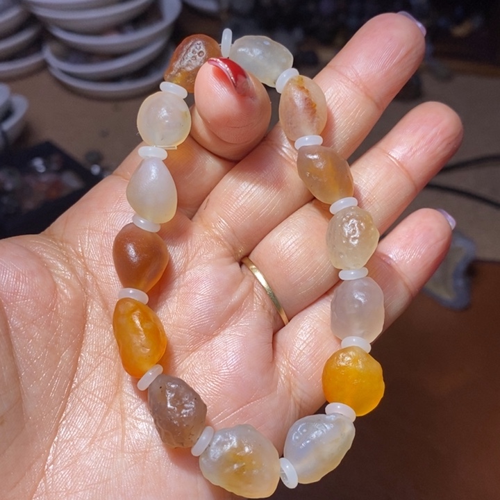 玛瑙/玉髓珠宝半成品未镶嵌