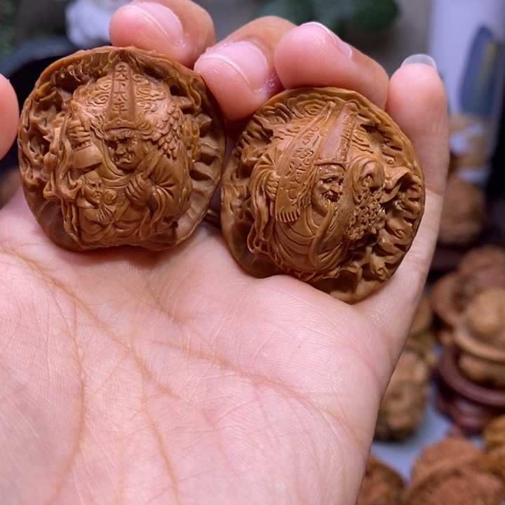 【闪购商品】核桃手串/手链未****…黑白无常