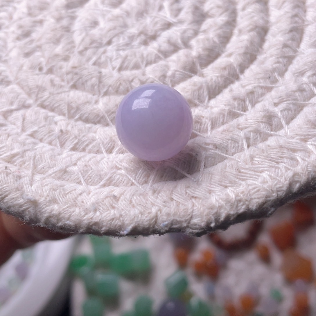 未镶嵌手链翡翠紫珠卡12.8