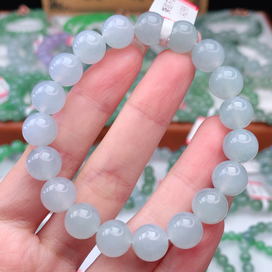 翡翠手链未镶嵌沉*翡翠