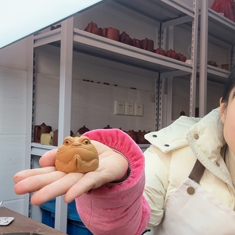 段泥金蟾茶宠茶宠