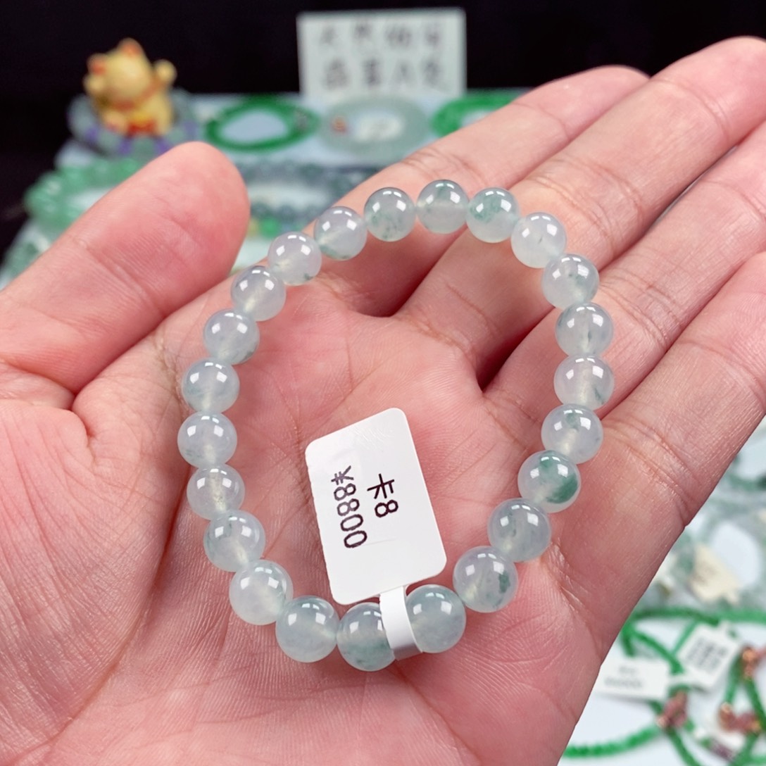 未镶嵌手链翡翠卡8