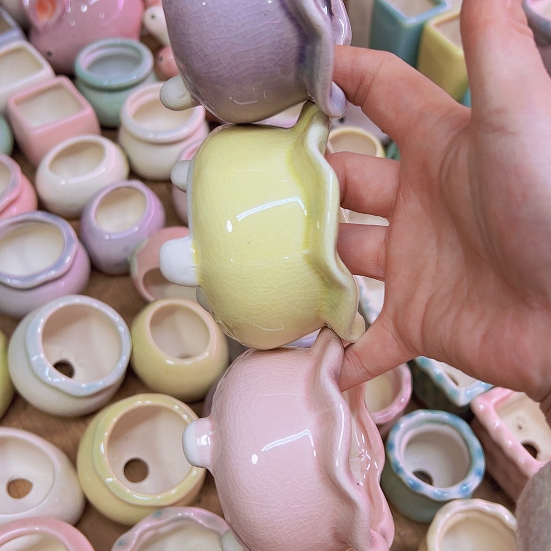 陶瓷花盆当场凑满12包邮