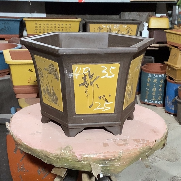 宜兴紫砂花盆包邮