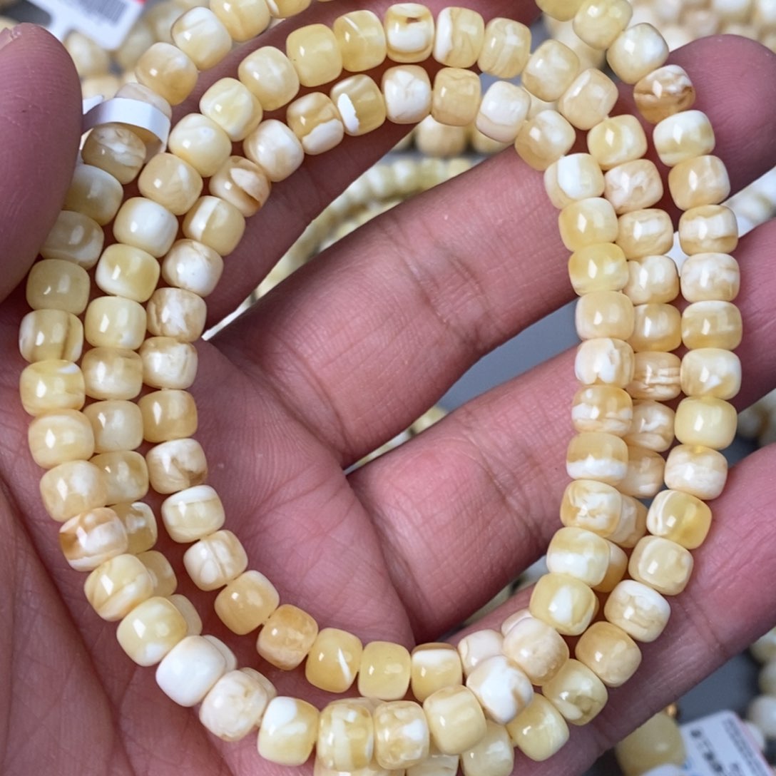 琥珀珠宝奇石未镶嵌6.6mm