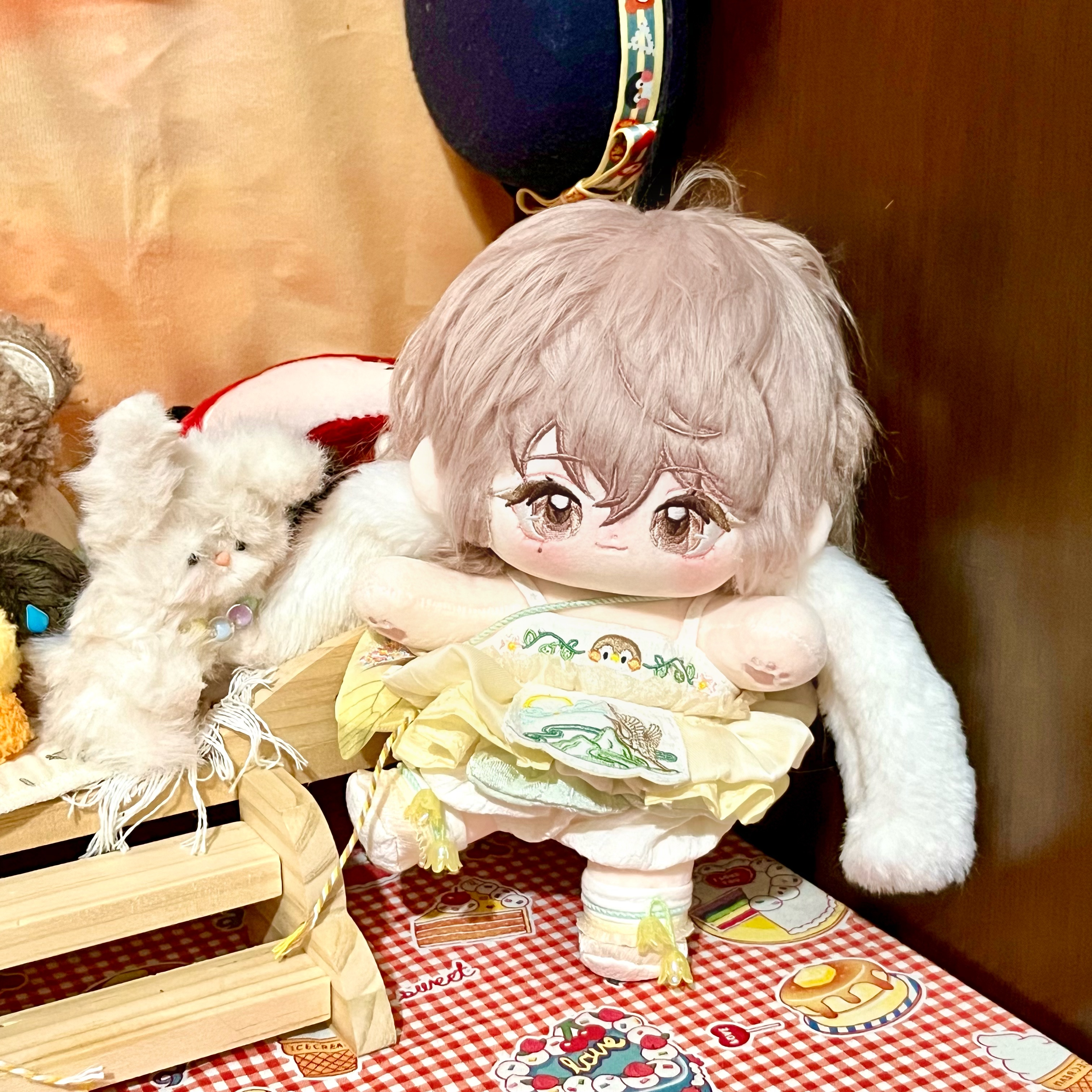 藕粉汤圆袁基代号鸢棉花娃娃20cm正品现货