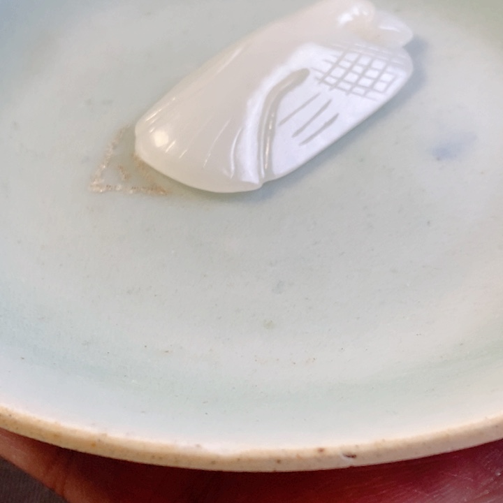 安***茶茶室瓷盘上摆件挂件