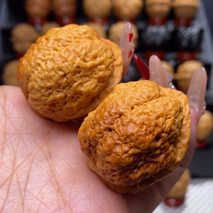 文玩核桃把件三羊王23号