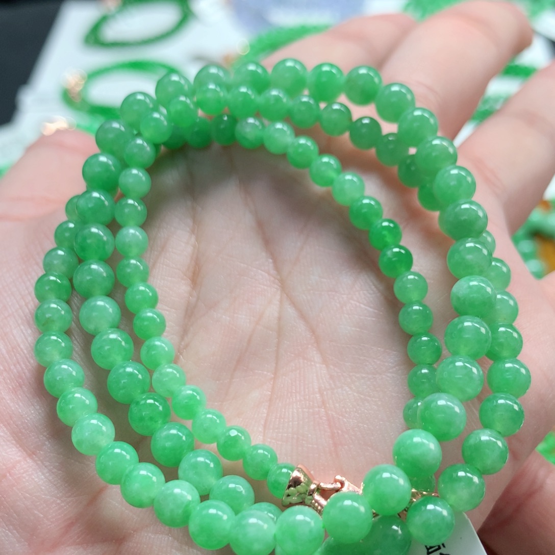 翡翠未镶嵌手链翡翠