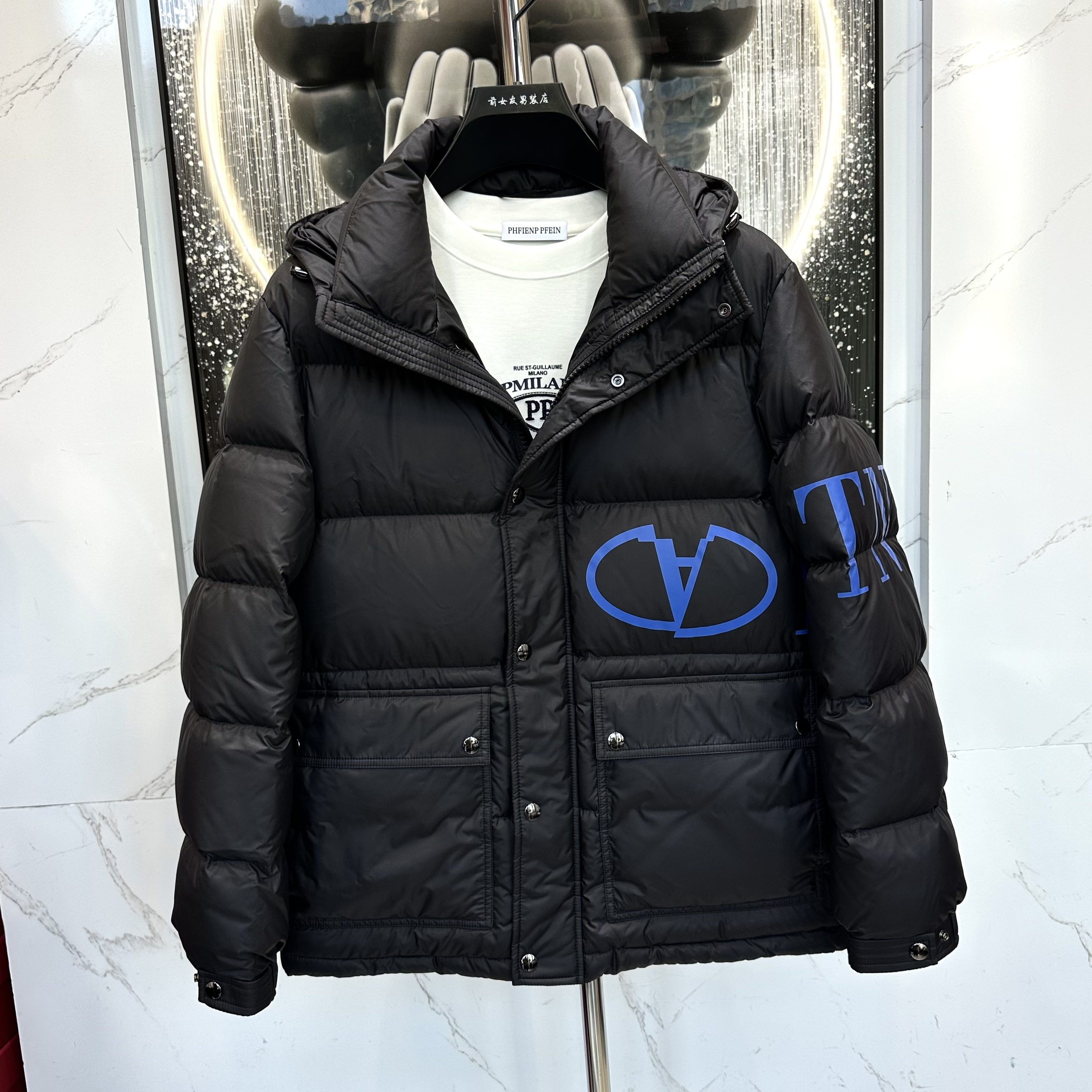 【华伦奴克羽绒服】冬季新款潮流休闲百搭男士保暖羽绒时尚轻奢5028