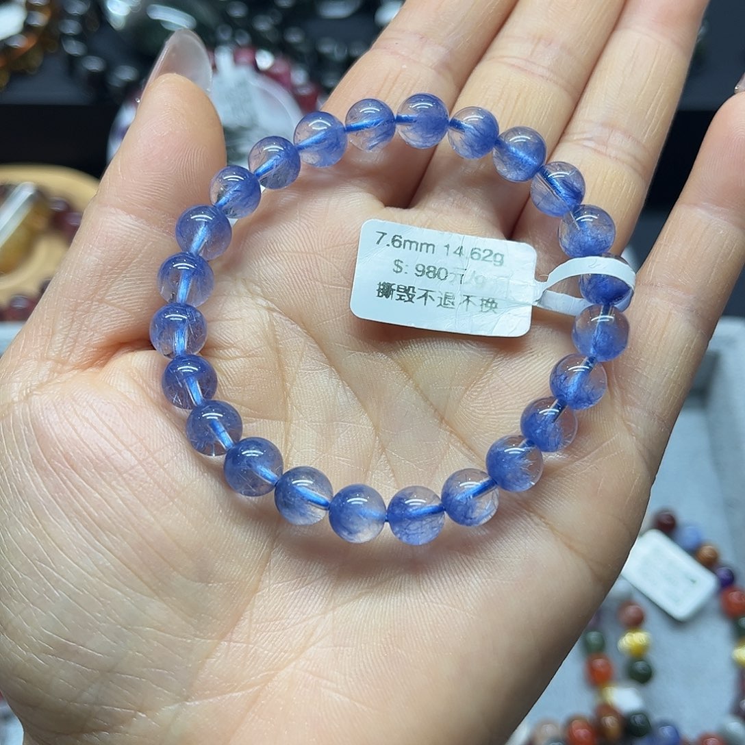 水晶手链未镶嵌天然水晶