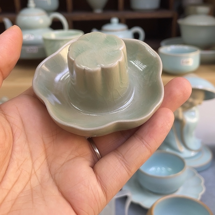 杯子梅花桩盖置半手工