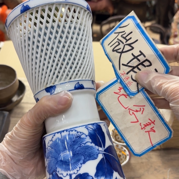 陶瓷古美术置物摆件