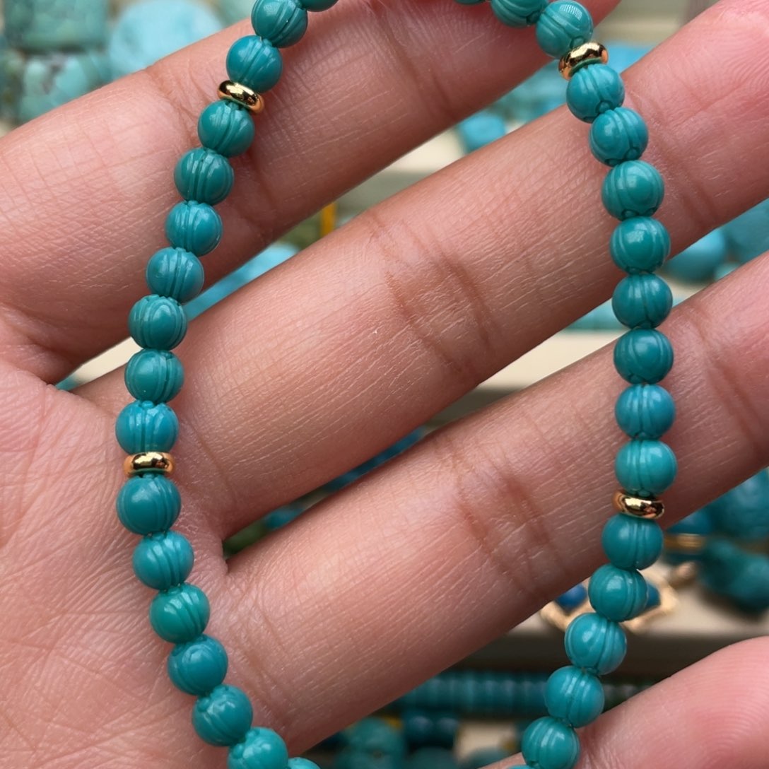 绿松石手串未镶嵌