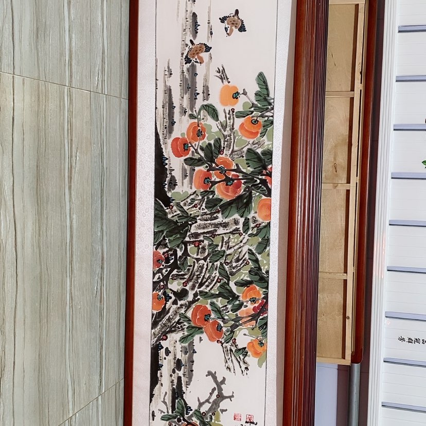 【闪购商品】国画书画作品带框165×50