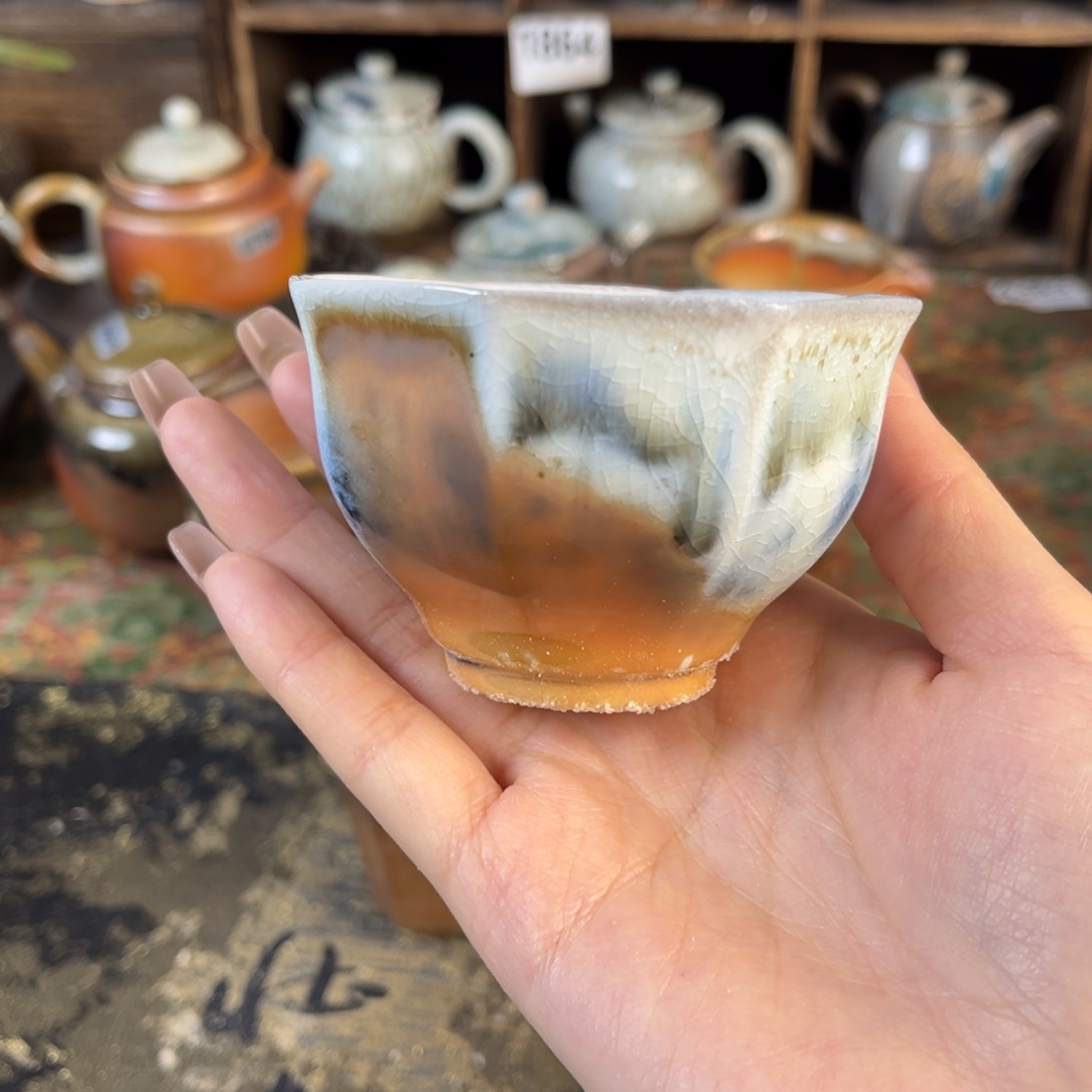 杯柴烧茶器主人杯杯