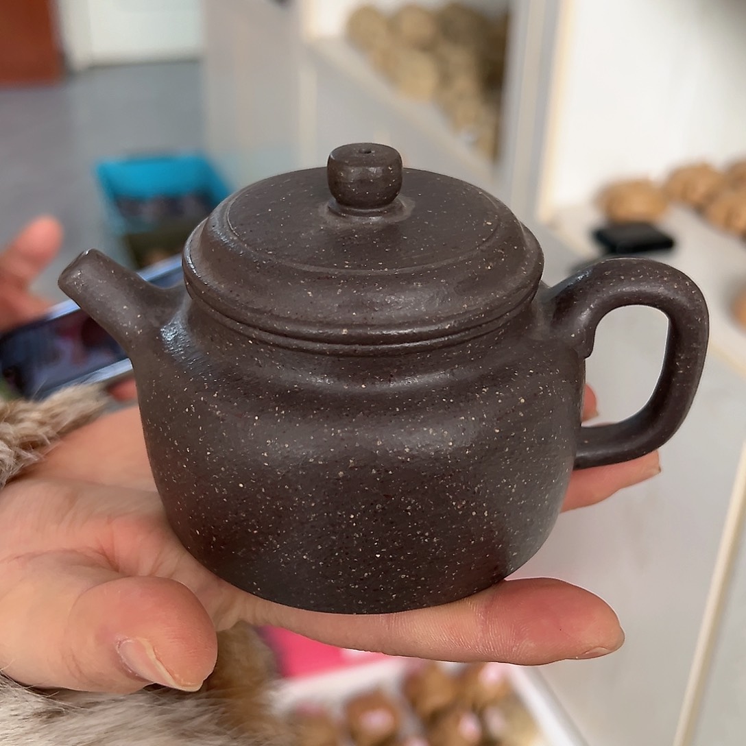 紫砂茶壶黄龙山原矿天青250