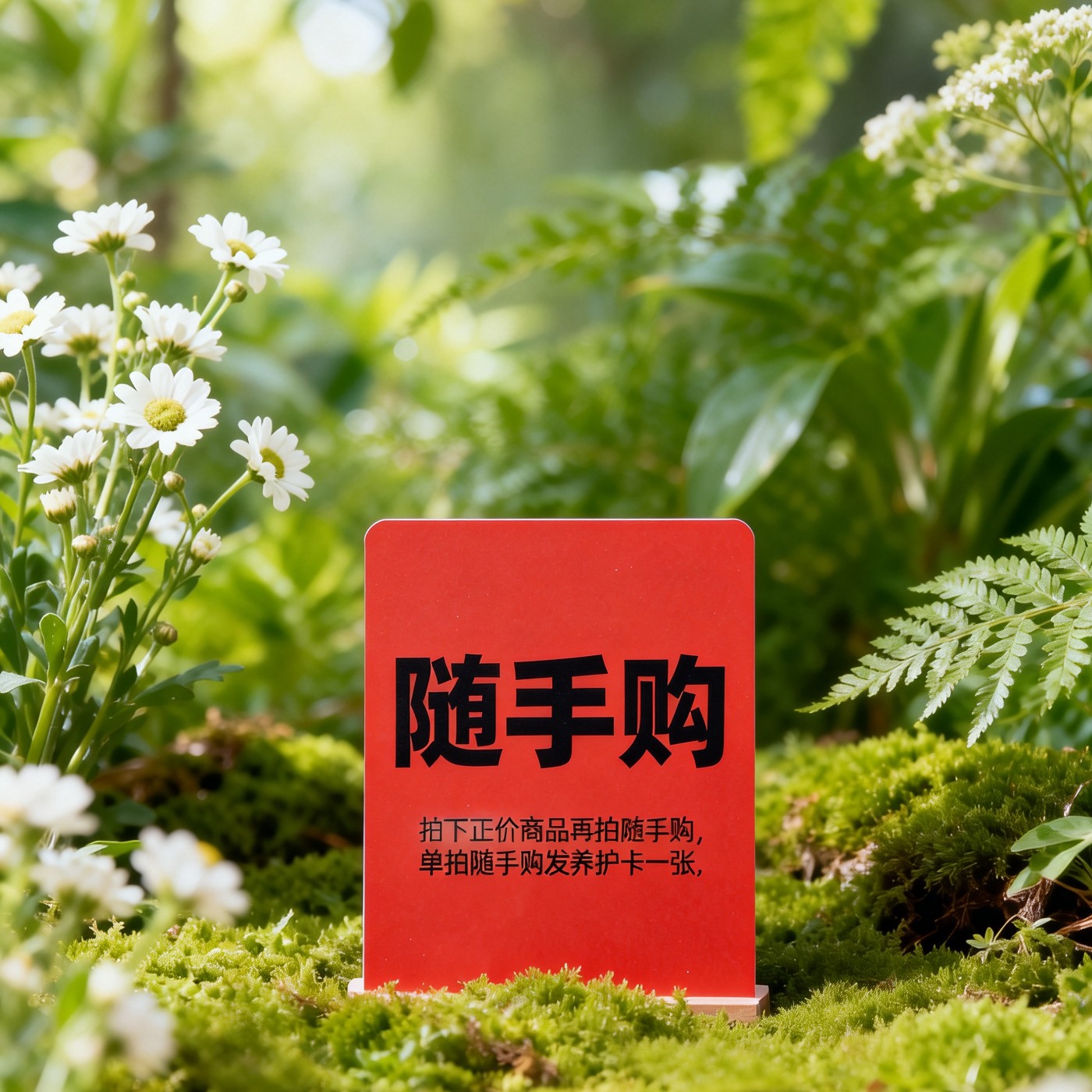 直播间福利-随手购【单独拍只发养护卡】拍下正价花再拍随手购