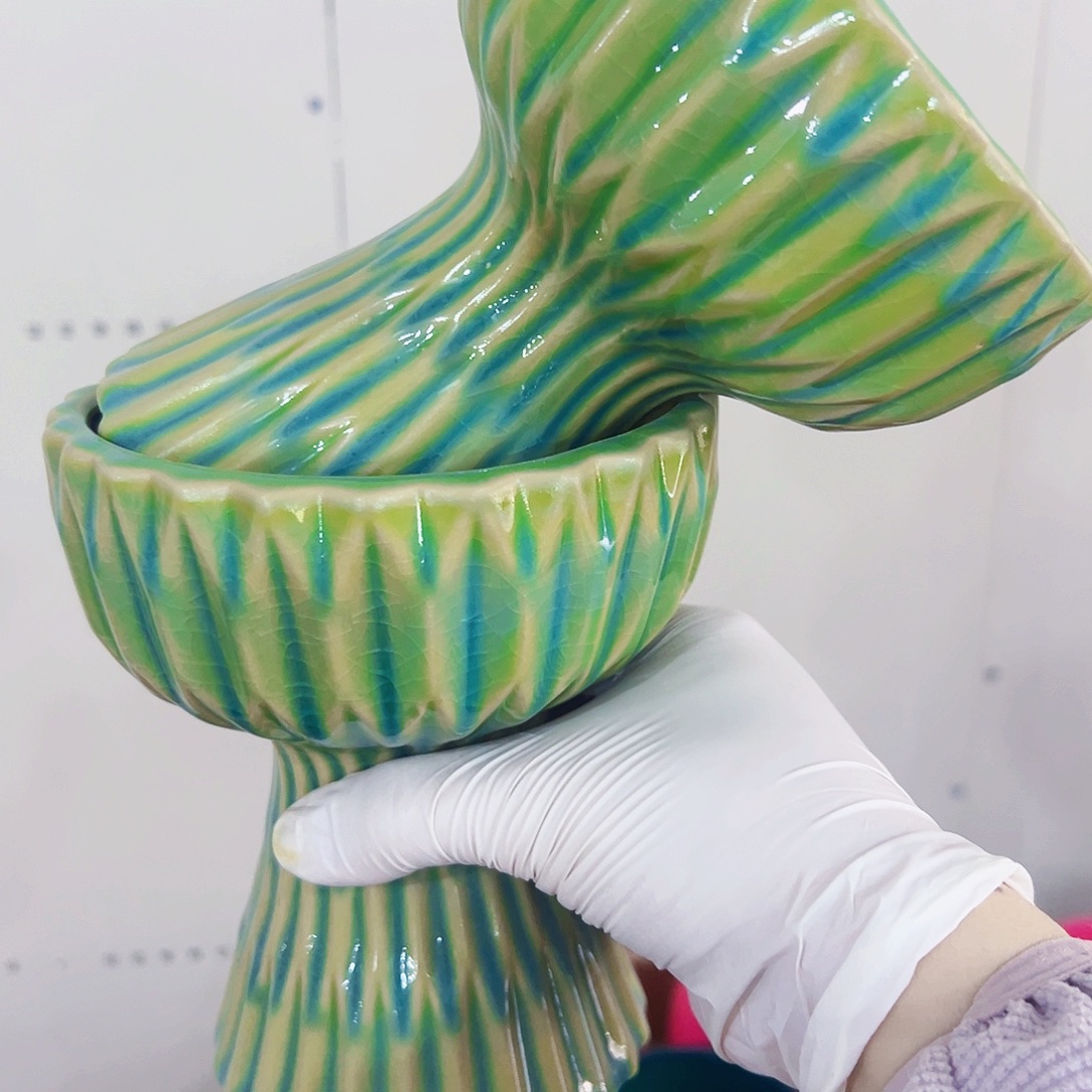 有孔，外贸尾单陶瓷花盆凑单10米包邮