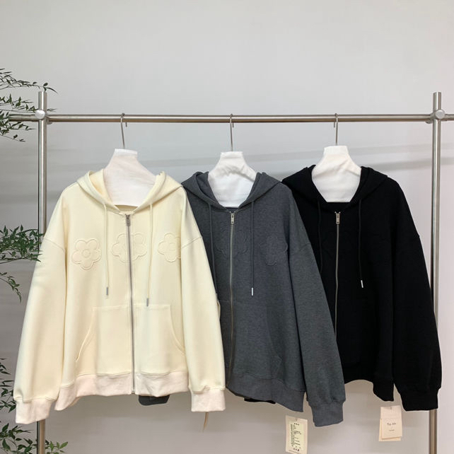特价大码女开衫休闲时尚纯色四季通用卫衣