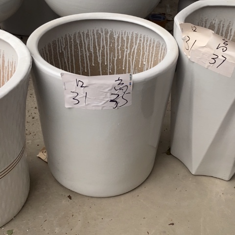 低腰白圆柱大号 口31/35