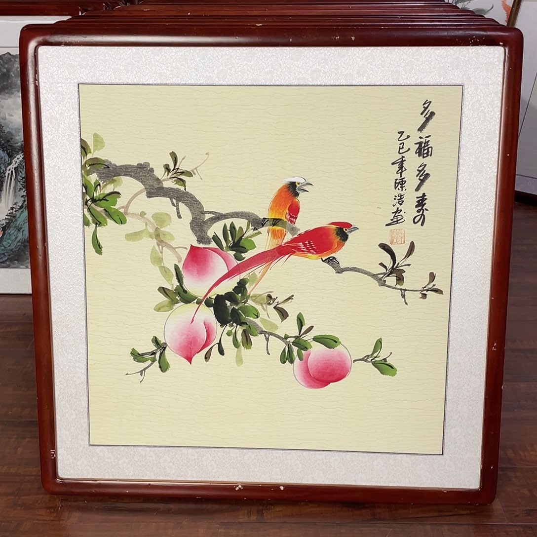 国画带框尺寸63*63厘米