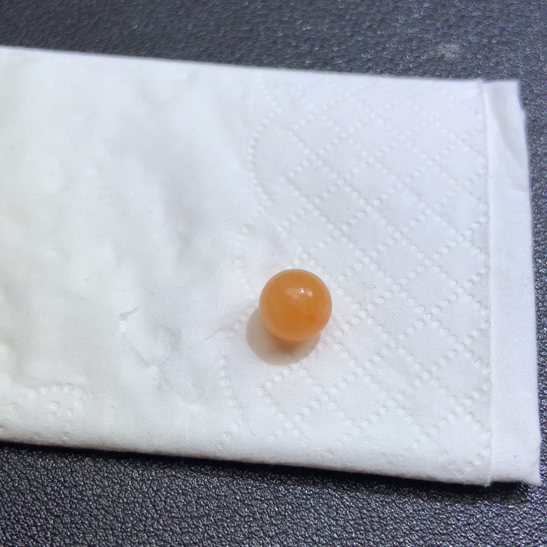 翡翠散珠南****园芬达色圆珠卡8mm