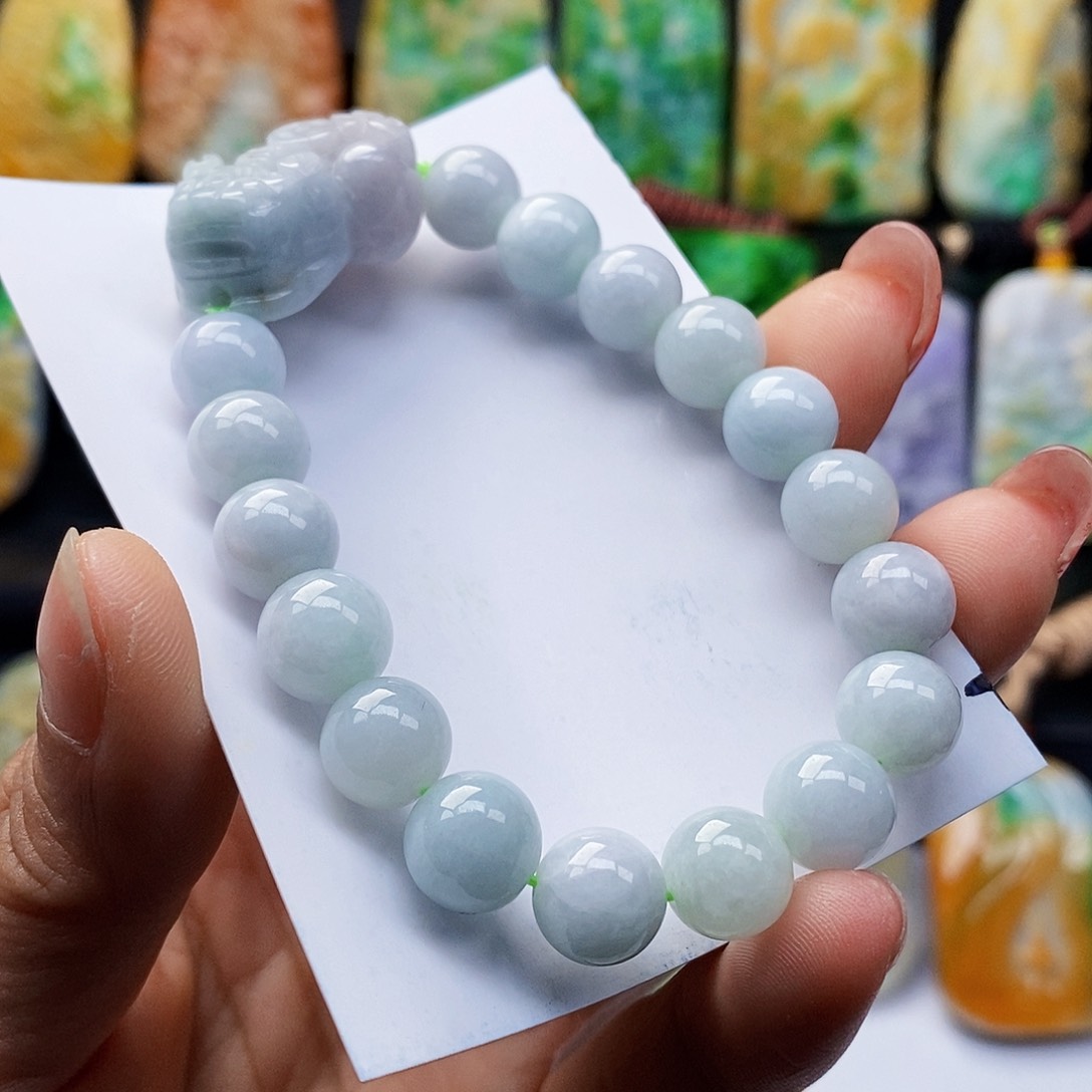 颈饰未镶嵌翡翠翡翠a货一物一证