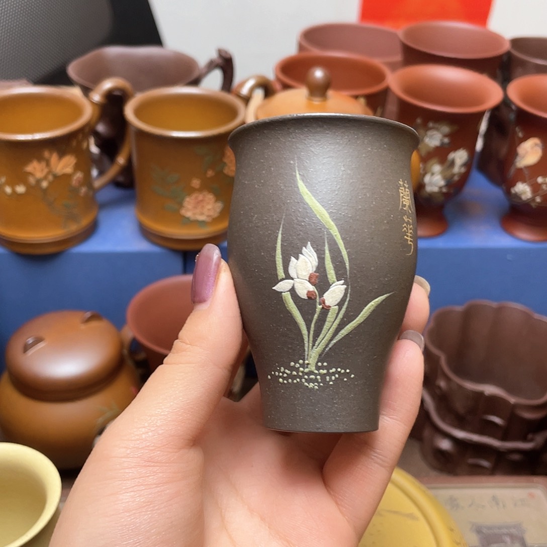 紫砂茶杯紫砂主人杯