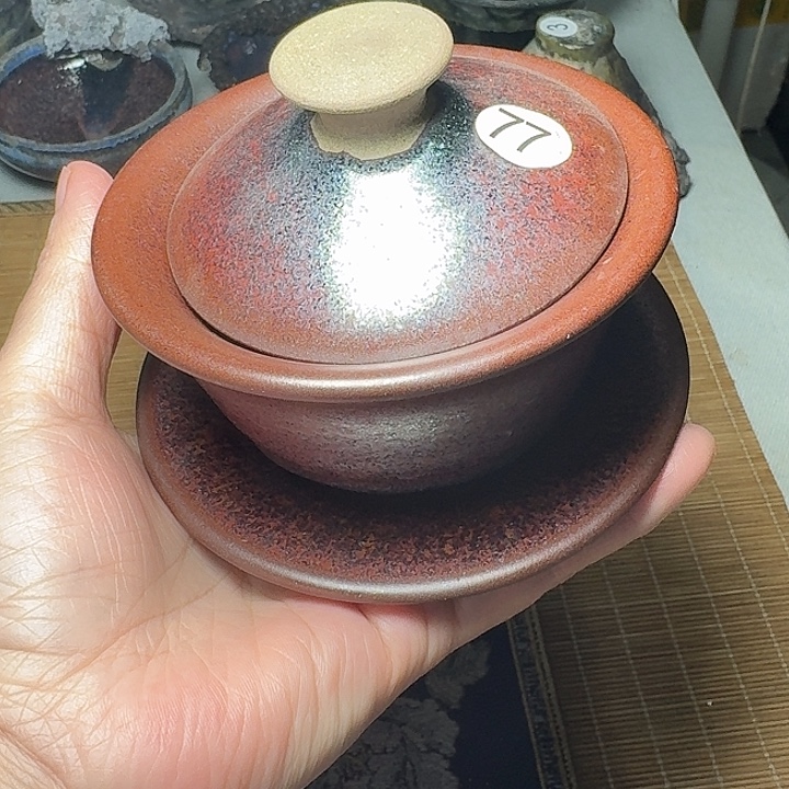 茶盏77 坚记茶盏摆件