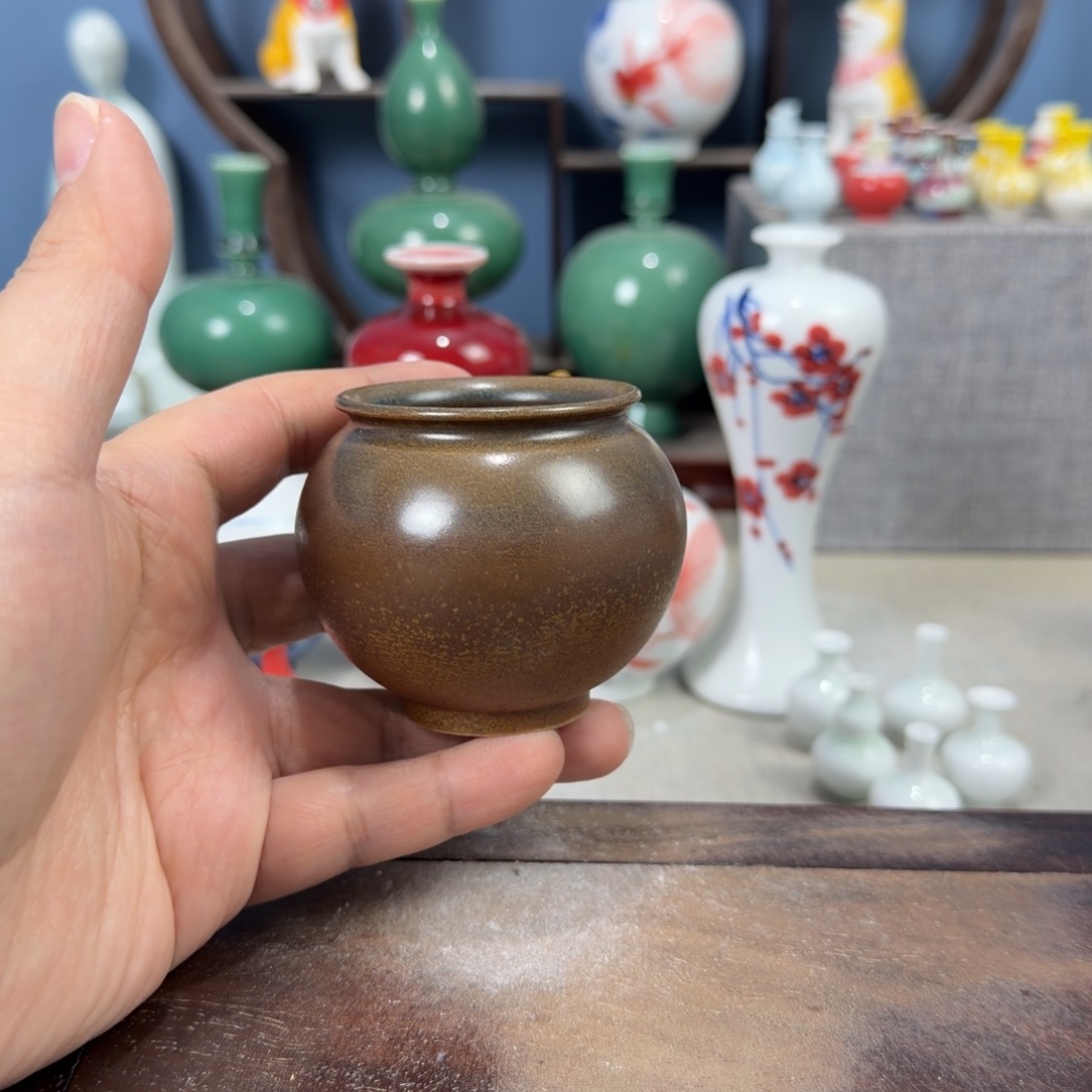 陶瓷手工小花器摆件