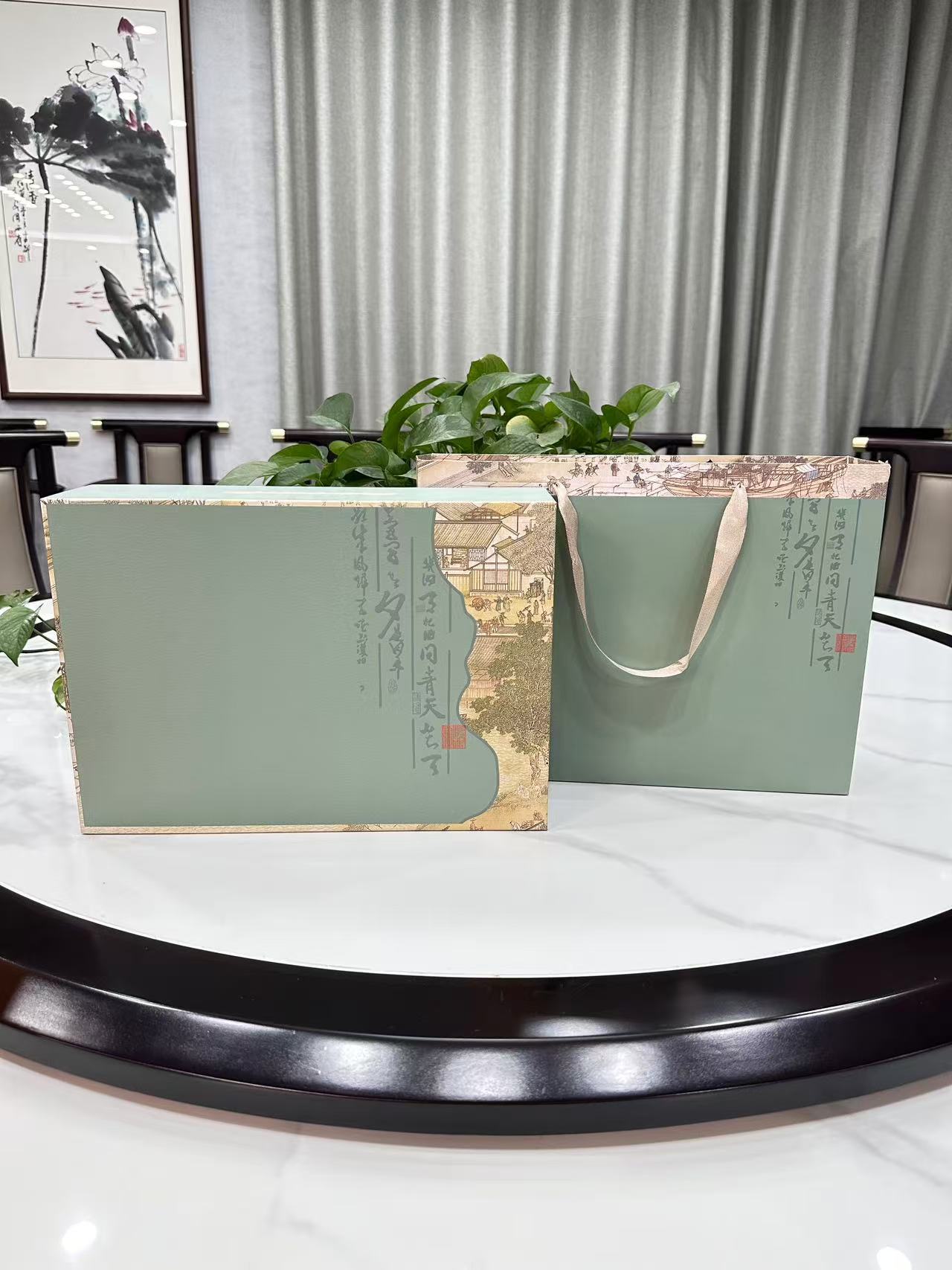 马阳茗茶2024过年送礼茉莉小金针浓香型茉莉花茶礼盒+送自喝