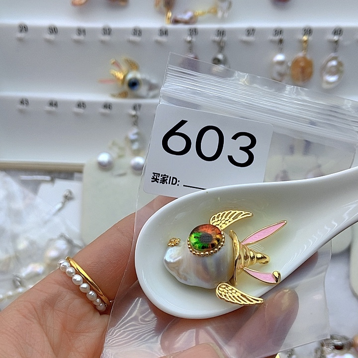 淡水珍珠颈饰银S925镶嵌