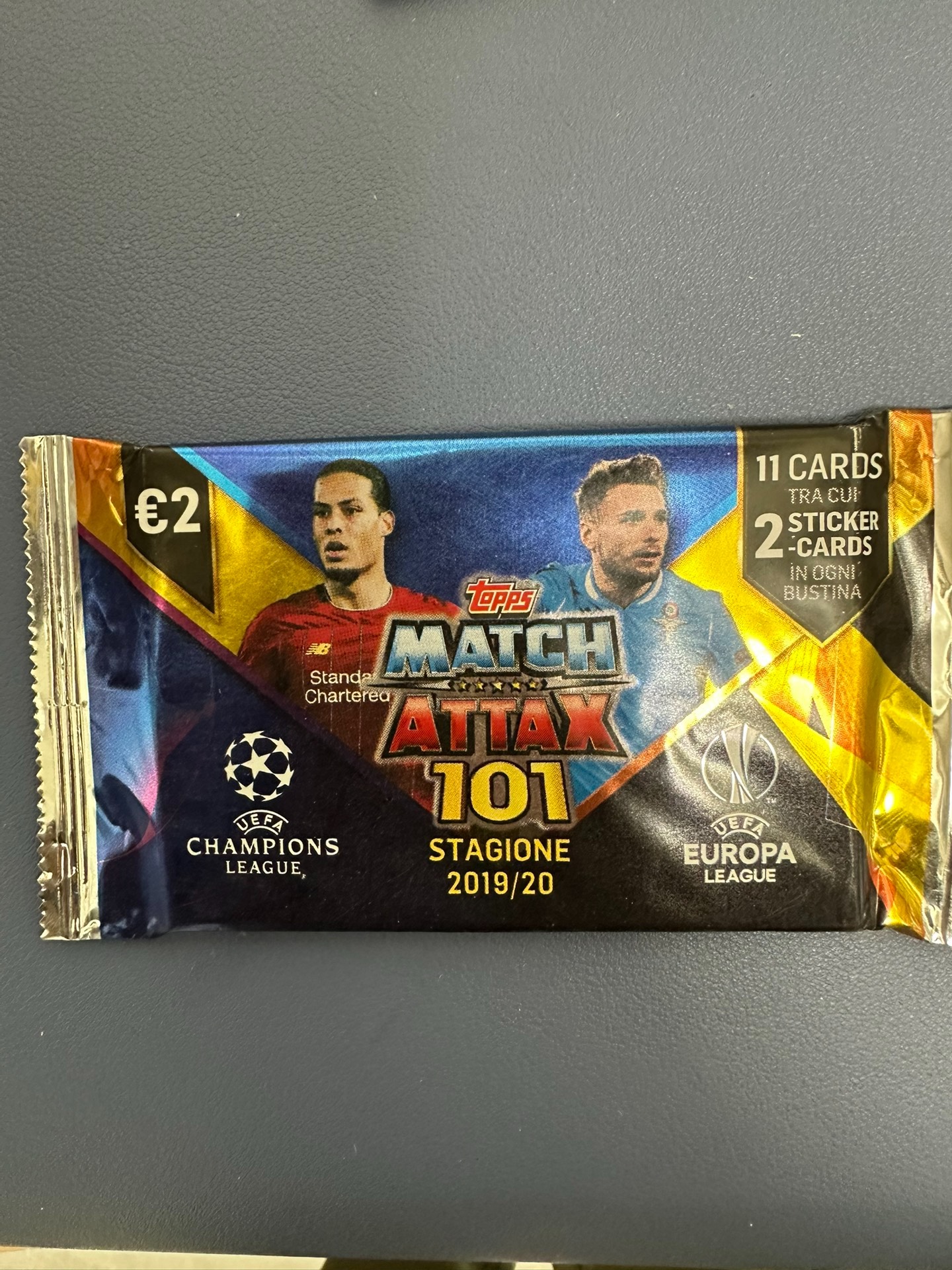 Topps 2019 欧冠球星卡 寻找C罗 梅西 武磊等