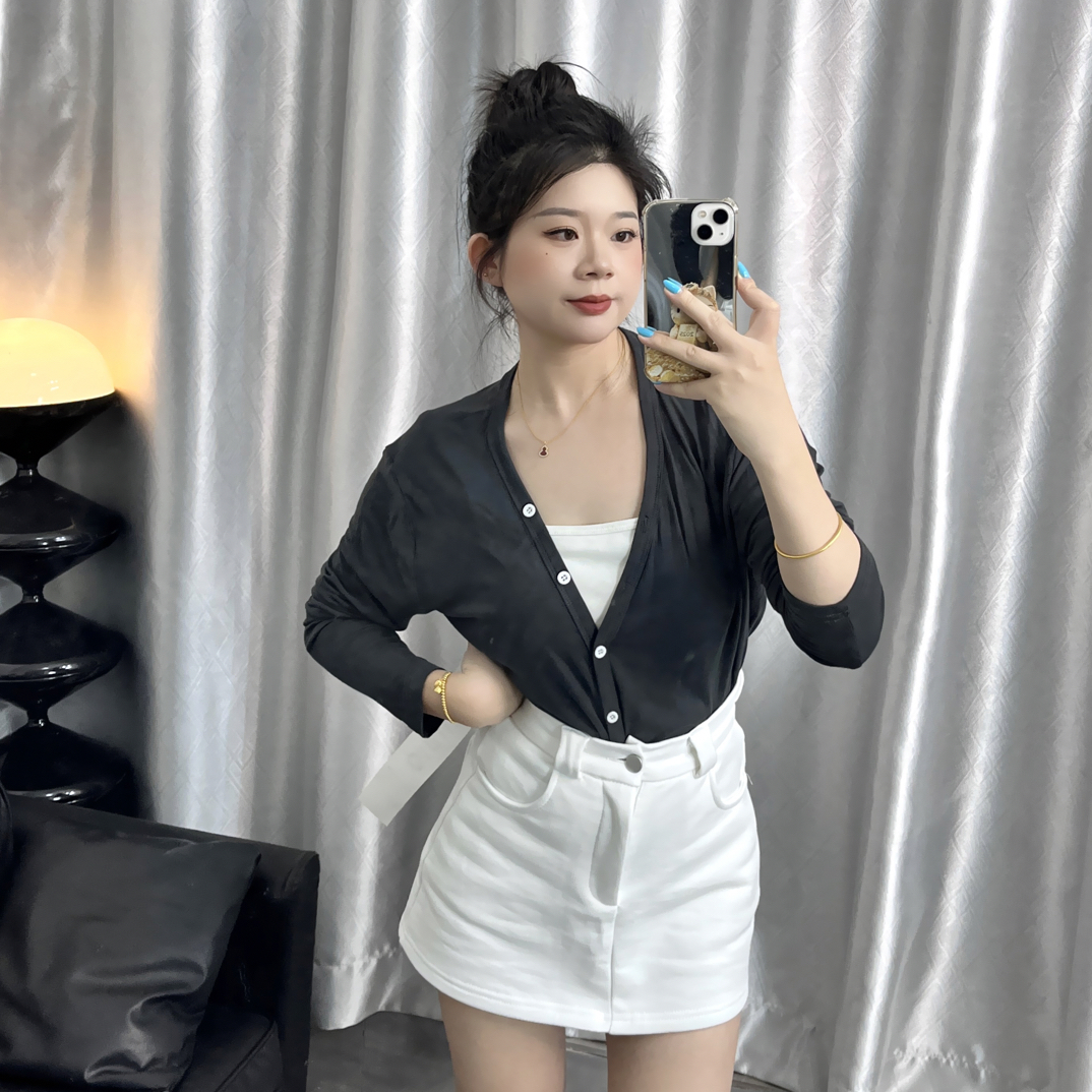 【虎妹推荐】小个子灰色百搭开衫上衣