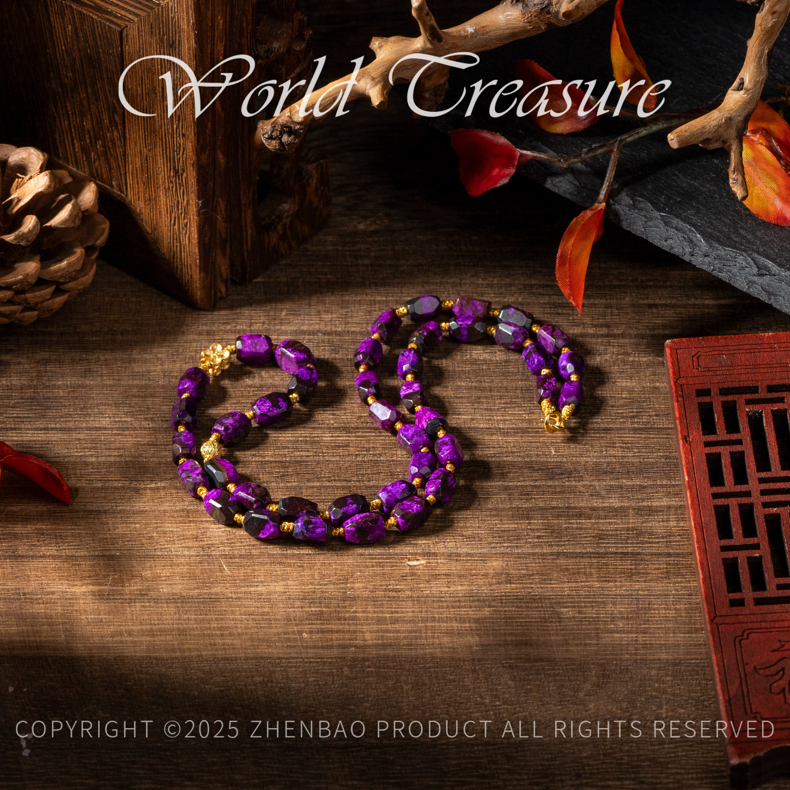 火焰纹丝绒舒俱来项链/40cm/4-5mm/多样性发一/C2720/18/0