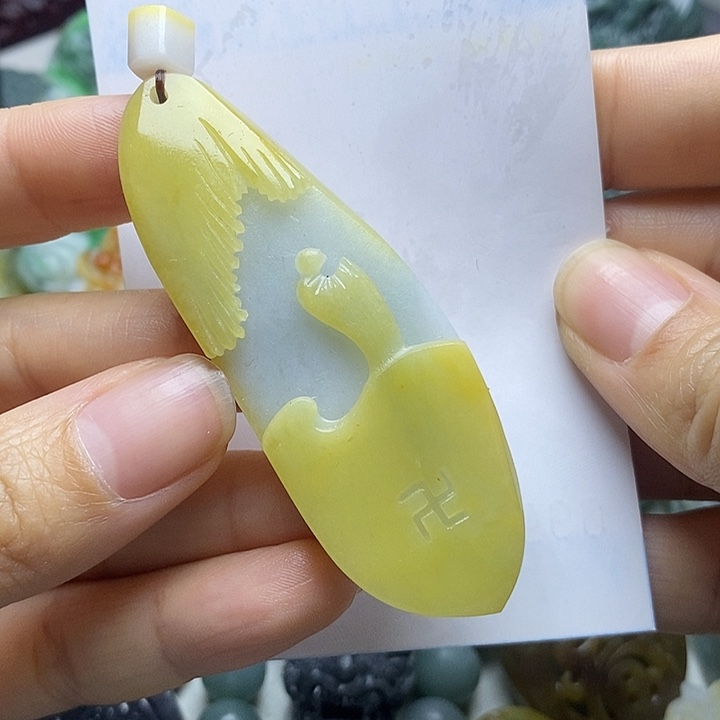 定制翡翠未镶嵌祝*林毛货