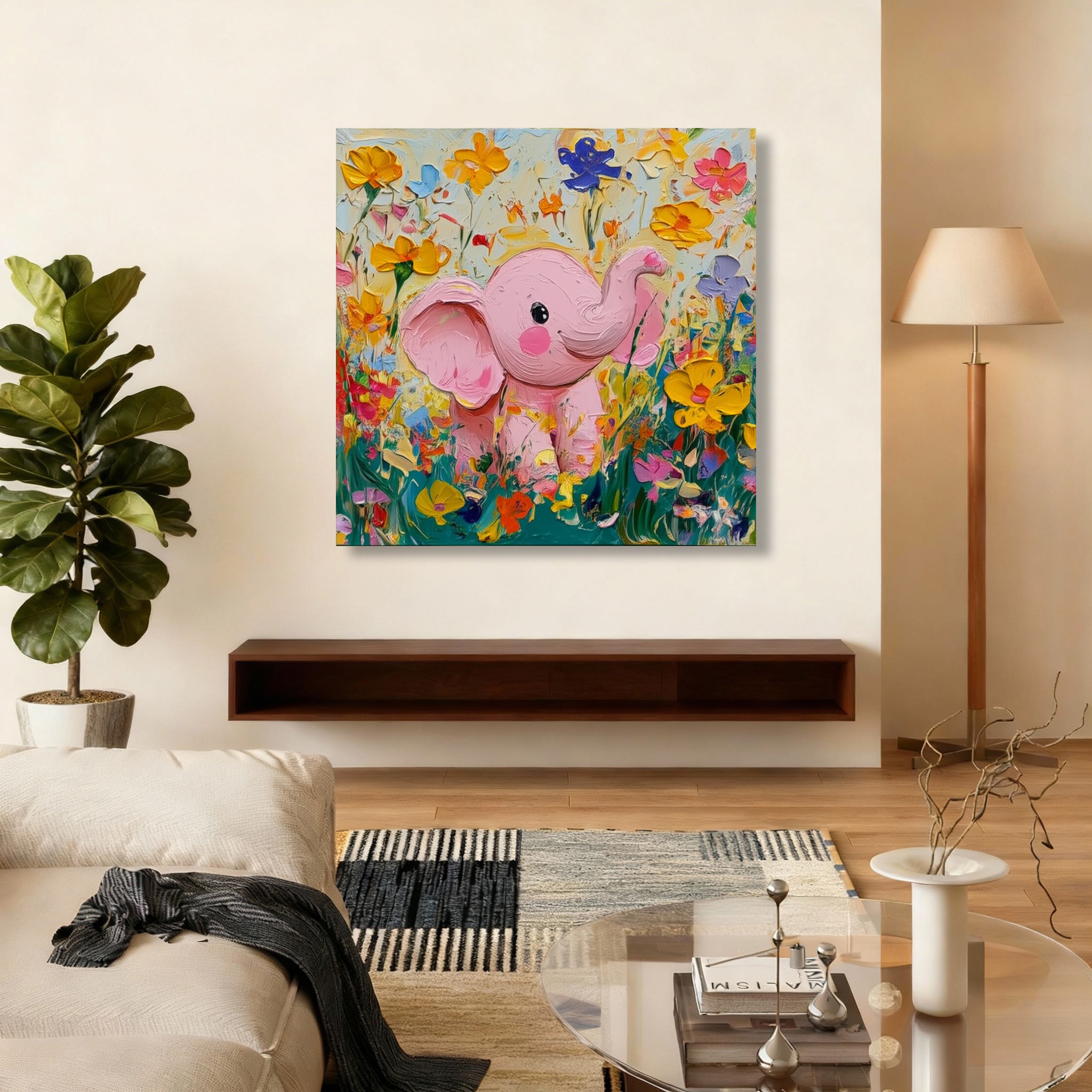 卧室床头装饰画中秋节礼物40x60风景2025定制送礼纯手绘油画客厅